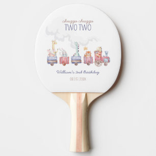 Raquete De Ping Pong Convite de Aniversário do Trem de Brinquedo Todos