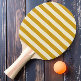 Raquete De Ping Pong Cor de Ochre do Ouro em Lixeira Polo