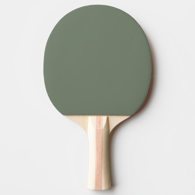 Raquete De Ping Pong Cor de Tendência Desligado Cinza Verde (Frente)
