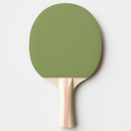 Raquete De Ping Pong Cor do Sólido Verde do Moss