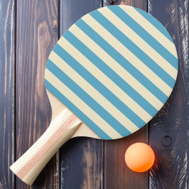 Raquete De Ping Pong Cor Polo Listrado Aqua Céu
