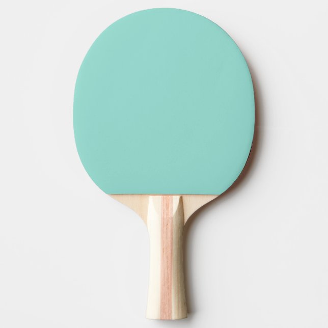 Raquete De Ping Pong Cor Sólida Azul De Ovo Robin Pálido (Frente)