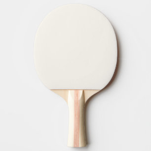 Raquete De Ping Pong Cor Sólida Branco Floral Cremoso