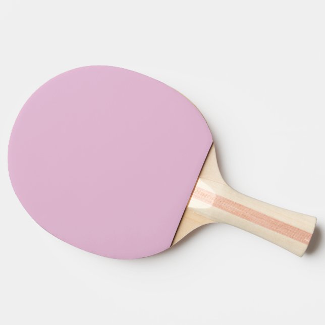 Raquete De Ping Pong Cor sólida, cor-de-rosa clara (Lateral do verso)