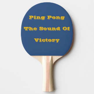 Raquete De Ping Pong Cor Sólida da Estação Primavera Azul de Deja Vu