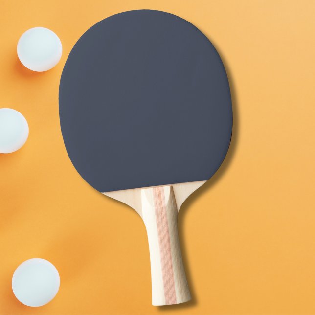 Raquete De Ping Pong Cor sólida do Marinho desbotado (Criador carregado)