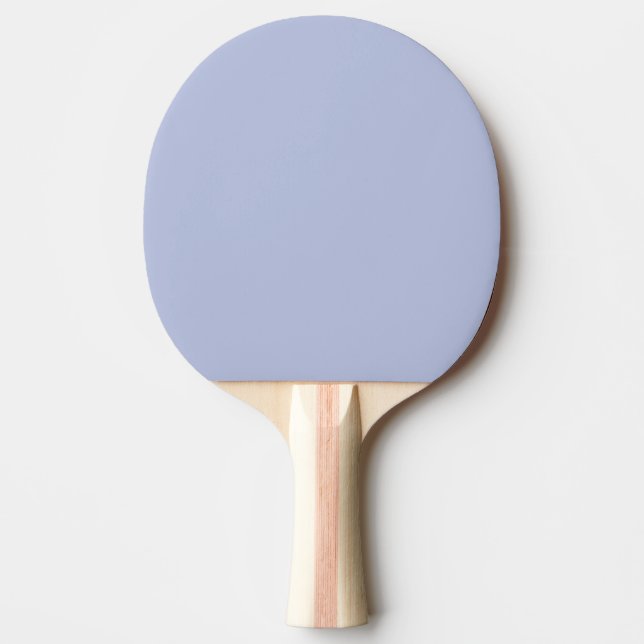Raquete De Ping Pong Cor Sólida do Pastel Branco Suave Cinza (Frente)