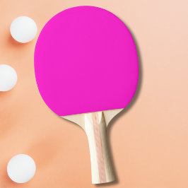 Raquete De Ping Pong Cor Sólida Magenta Quente