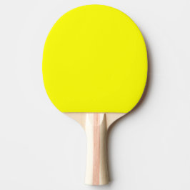 Raquete De Ping Pong Cor Sólida Neon Amarelo