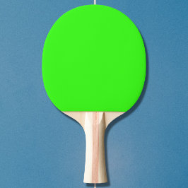 Raquete De Ping Pong Cor Sólida Neon Verde
