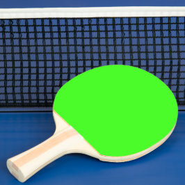 Raquete De Ping Pong Cor Sólida Neon Verde | Clássico