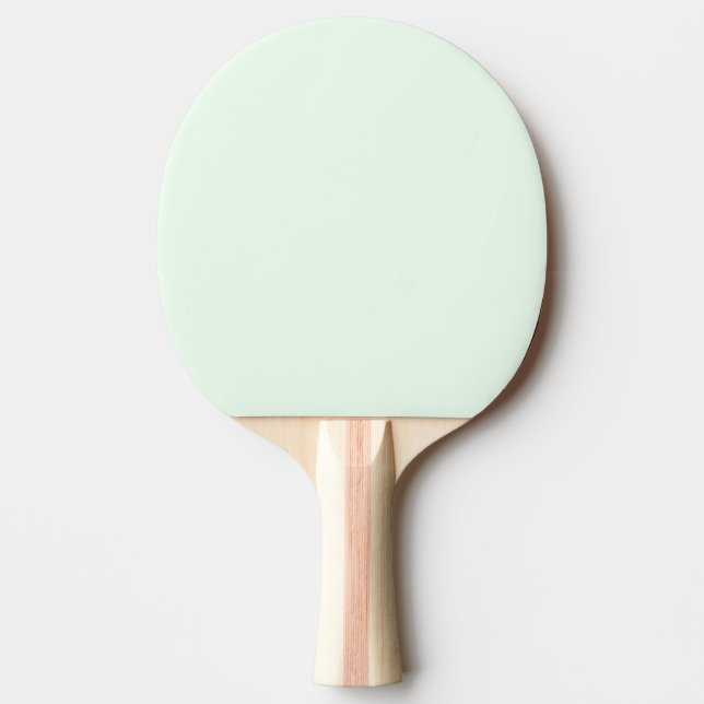 Raquete De Ping Pong Cor Sólida Pálida Pálida Pálida Verde Turquesa (Frente)