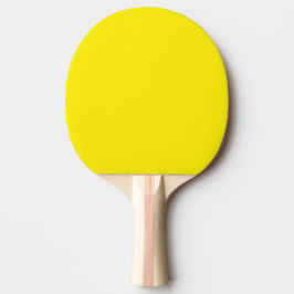 Raquete De Ping Pong Cor Sólido Amarelo Canário