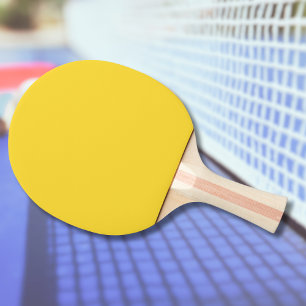 Raquete De Ping Pong Cor Sólido Amarelo Sol Elegante Clássico