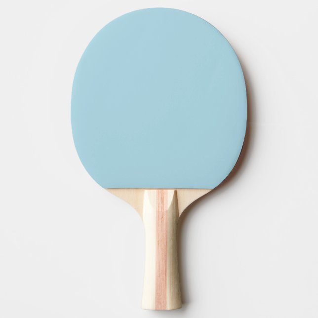 Raquete De Ping Pong Cor Sólido Azul Claro (Frente)