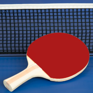 Raquete De Ping Pong Cor Sólido Vermelha Queimada