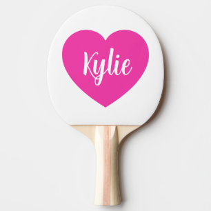 Raquete De Ping Pong Coração