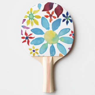 Raquete De Ping Pong Coração das Flores