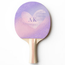 Coração Gradiente Roxo Rosa Monograma