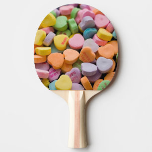 Raquete De Ping Pong CORAÇÕES DO CANDY DO namorados