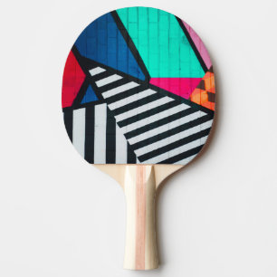 Raquete De Ping Pong Cores de bloco pintadas com 80 s