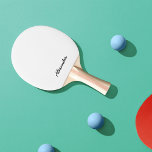 Raquete De Ping Pong Cores Totalmente Editáveis do Script de Nome Perso<br><div class="desc">Ping Pong Paddle com seu nome em script com cores totalmente editáveis. Você pode clicar em personalizar para alterar a cor de fundo Personalizar, substituindo o texto do marcador de posição. Para obter mais opções, como alterar a fonte e seu tamanho, clique no botão "Personalizar". *Observe que a Marca d'água...</div>