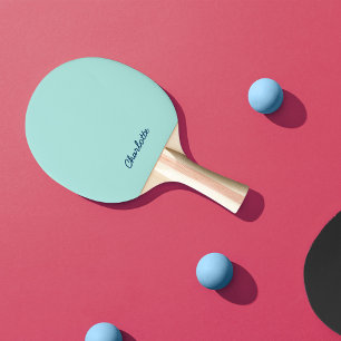 Raquete De Ping Pong Cores Totalmente Editáveis do Script de Nome Perso