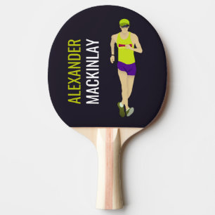 Raquete De Ping Pong Corrida Andando