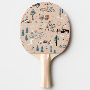 Raquete De Ping Pong Corrida fora de estrada, vintage sem soldadura.