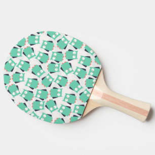 Raquete De Ping Pong Corujas Brancas