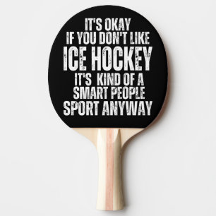 RAQUETE DE PING PONG COTAS ENGRAÇADAS DO ICE HOCKEY