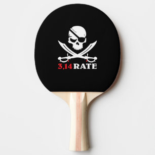 Raquete De Ping Pong Crânio e sabores piratas