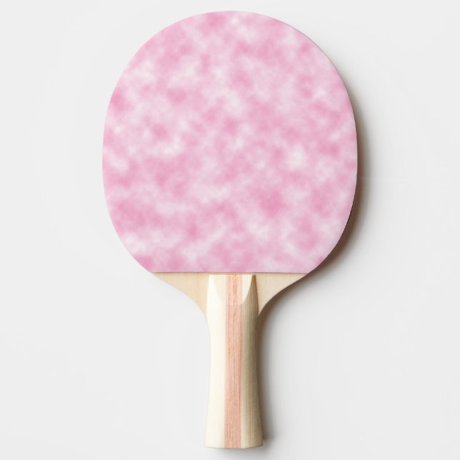 Raquete De Ping Pong Created Pink Clouds Abstract Art Pattern (Frente)