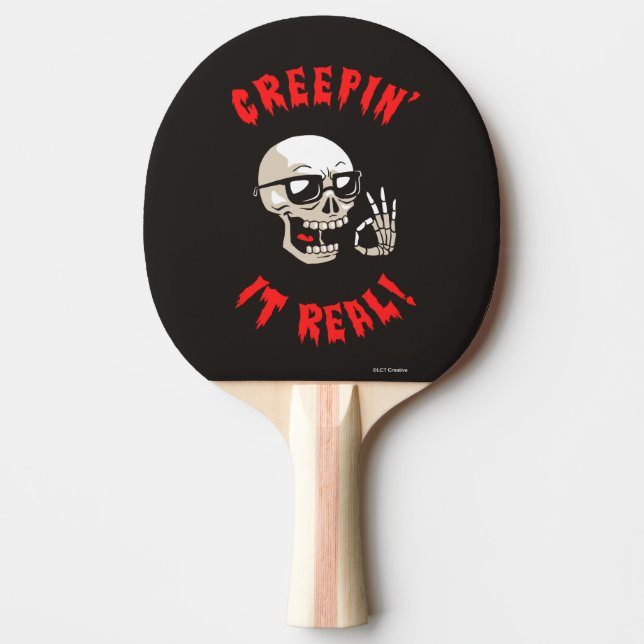 Raquete De Ping Pong Crepúsculo de verdade (Frente)