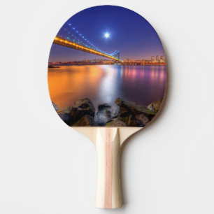 Raquete De Ping Pong Crepúsculo, George Washington BridgePalisades, NJ