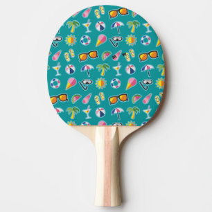 Raquete De Ping Pong Criar sua própria cerceta litoral do monograma do