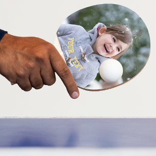 Raquete De Ping Pong Criar Tênis Personalizada de Mesa de Texto de Foto