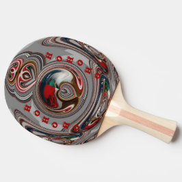 Raquete De Ping Pong Crie a sua linda e adorável arte de Natal