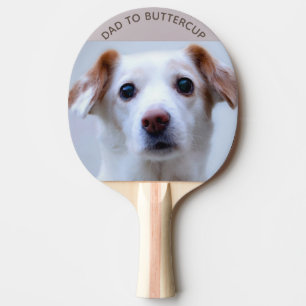Raquete De Ping Pong Crie o seu próprio Pai de fotografias de cães pa