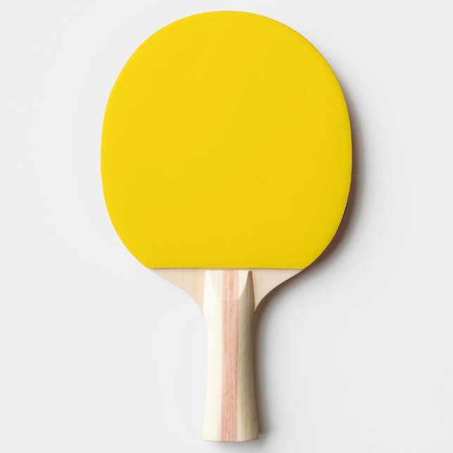 Raquete De Ping Pong Crie Seu Próprio Cor Sólida | Clássico | Elegante  (Frente)