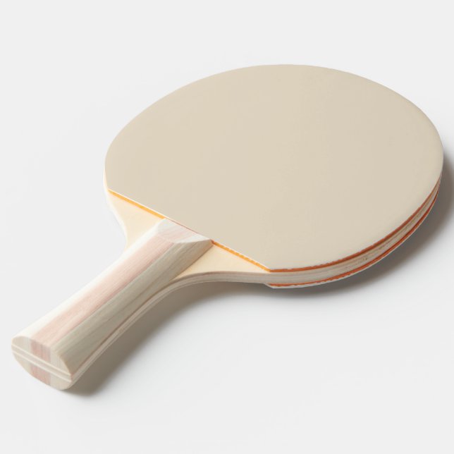 Raquete De Ping Pong Crie Seu Próprio Cor Sólida | Clássico | Elegante  (Frente inclinada)