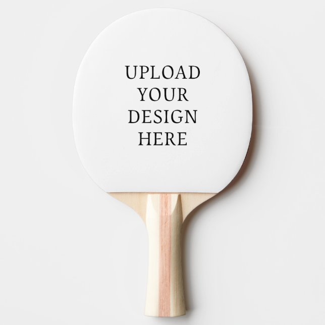 Raquete De Ping Pong Crie Seu Próprio Design Personalizado (Frente)