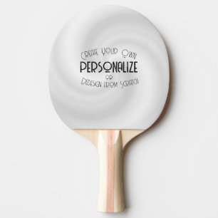 Raquete De Ping Pong Crie Seu Próprio Design Personalizado