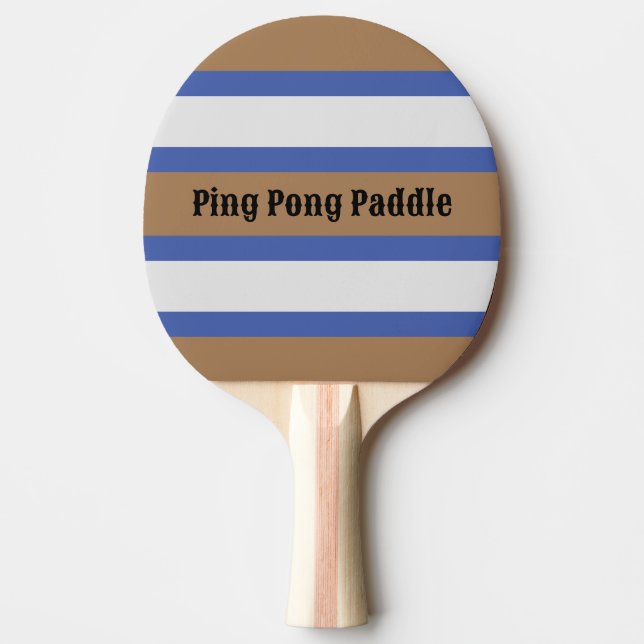 Raquete De Ping Pong Crie Seu Próprio Design Simples e Personalizado (Frente)