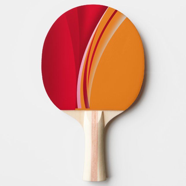 Raquete De Ping Pong Crie Seu Próprio Design Simples e Personalizado (Frente)
