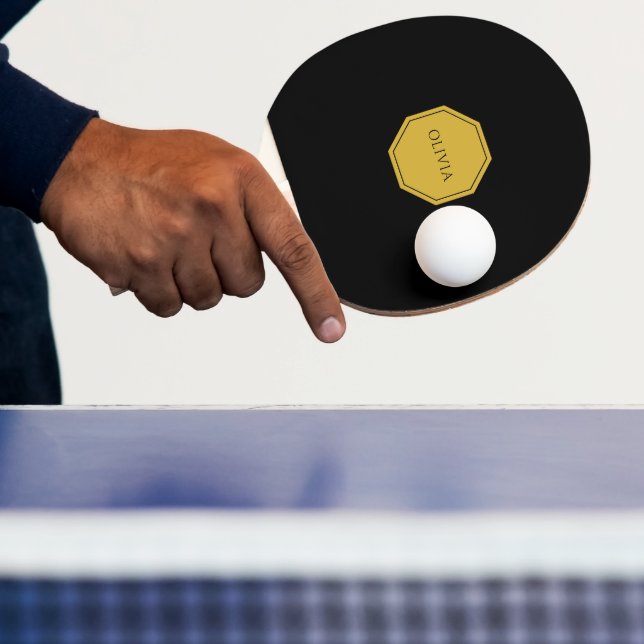 Raquete De Ping Pong Crie seu próprio nome Ping Pong Paddle (Insitu)
