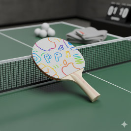 Raquete De Ping Pong Crie Seu Próprio Paddle de Ping Pong Personalizado
