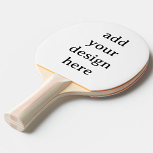 Raquete De Ping Pong Crie Seu Próprio Simples Personalizado Impressão T