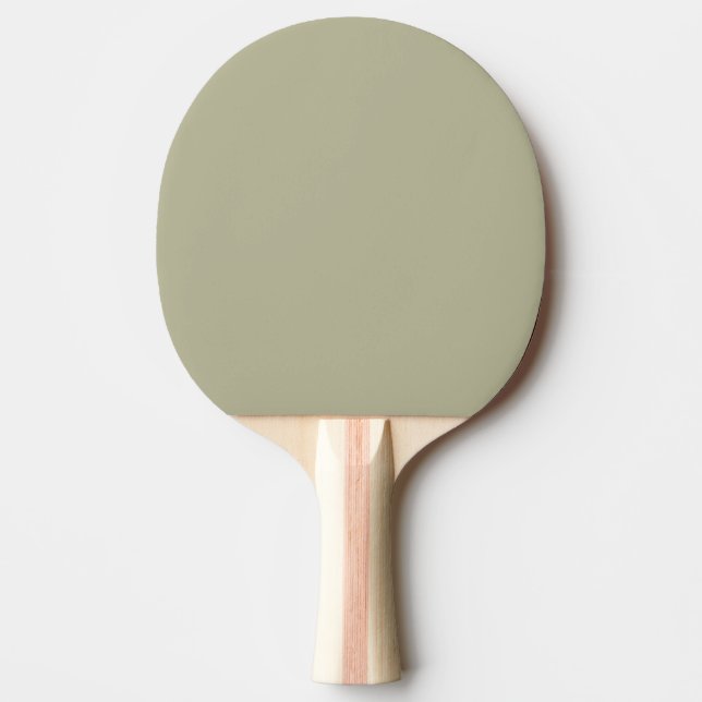 Raquete De Ping Pong Crie sua própria cor sólida | Clássica | Elegante (Frente)