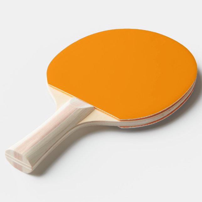 Raquete De Ping Pong Crie Sua Própria Cor Sólida | Clássico | Elegante  (Frente inclinada)